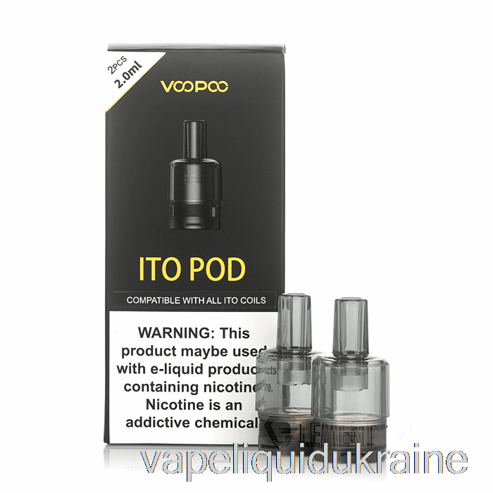 Vape Liquid Ukraine VOOPOO ITO Replacement Pods 2mL ITO Pods